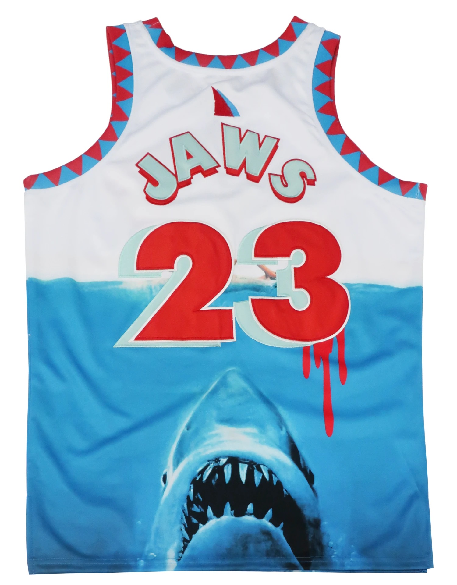 Jaws The Movie Men's Headgear Classics Premium Embroidered Basketball