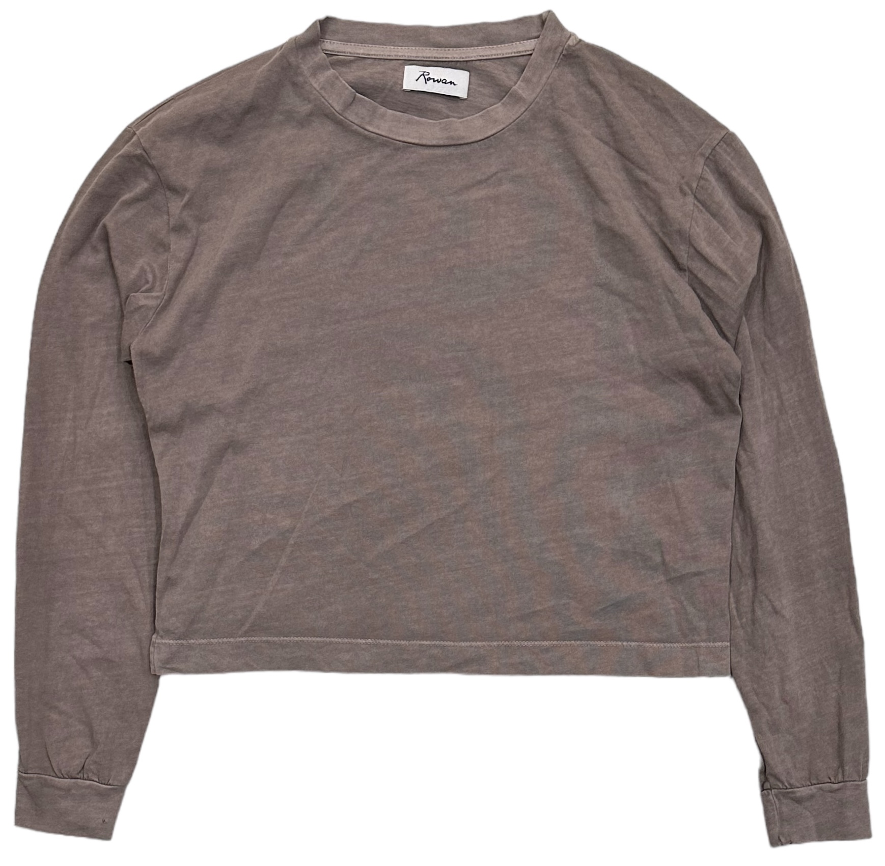 Rowan Women's Reagan Long Sleeve Oversized Boyfriend Heavyweight Top Tee  T-Shirt