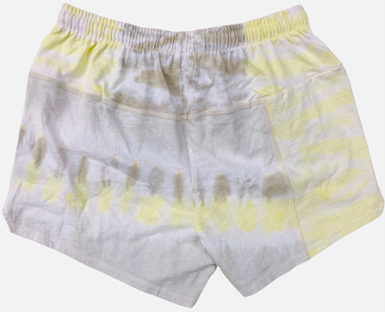 John Elliott Women's Reconstructed Handmade Cut-and-Sewn Tie Dye Sweat Shorts - Picture 3 of 13