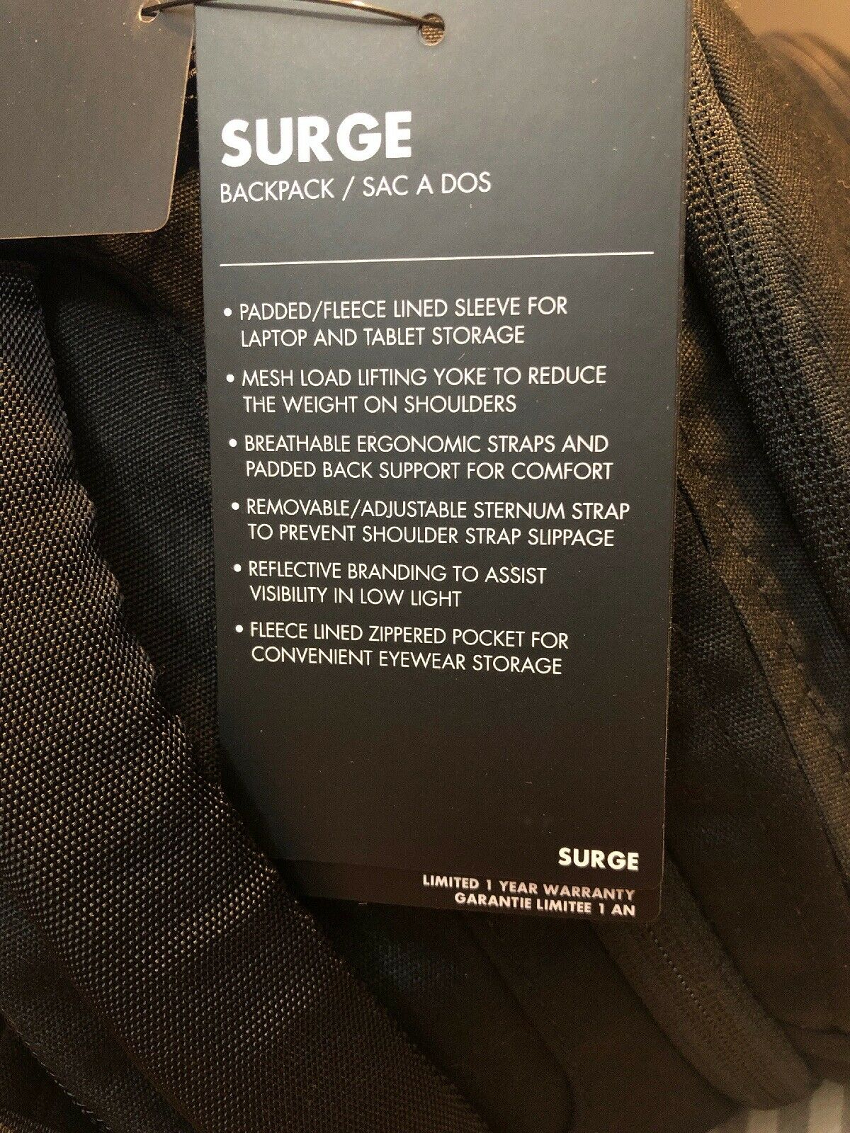 hurley surge backpack