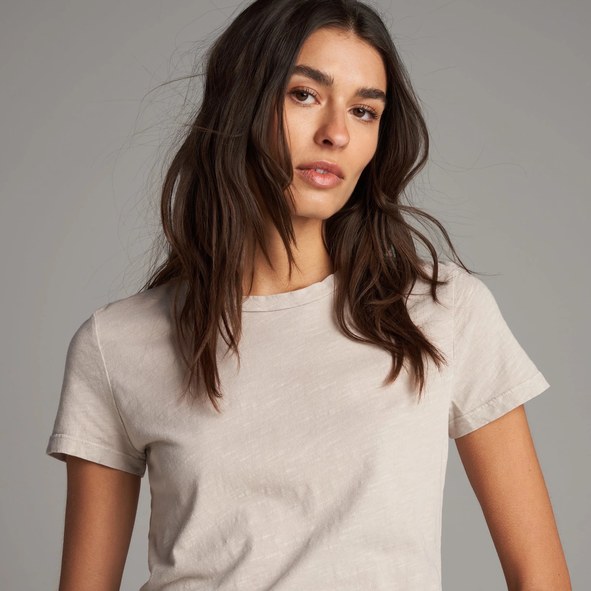 Rowan Women's Tyler Slub Cotton Short Sleeve Top Tee T-Shirt - Picture 10 of 26