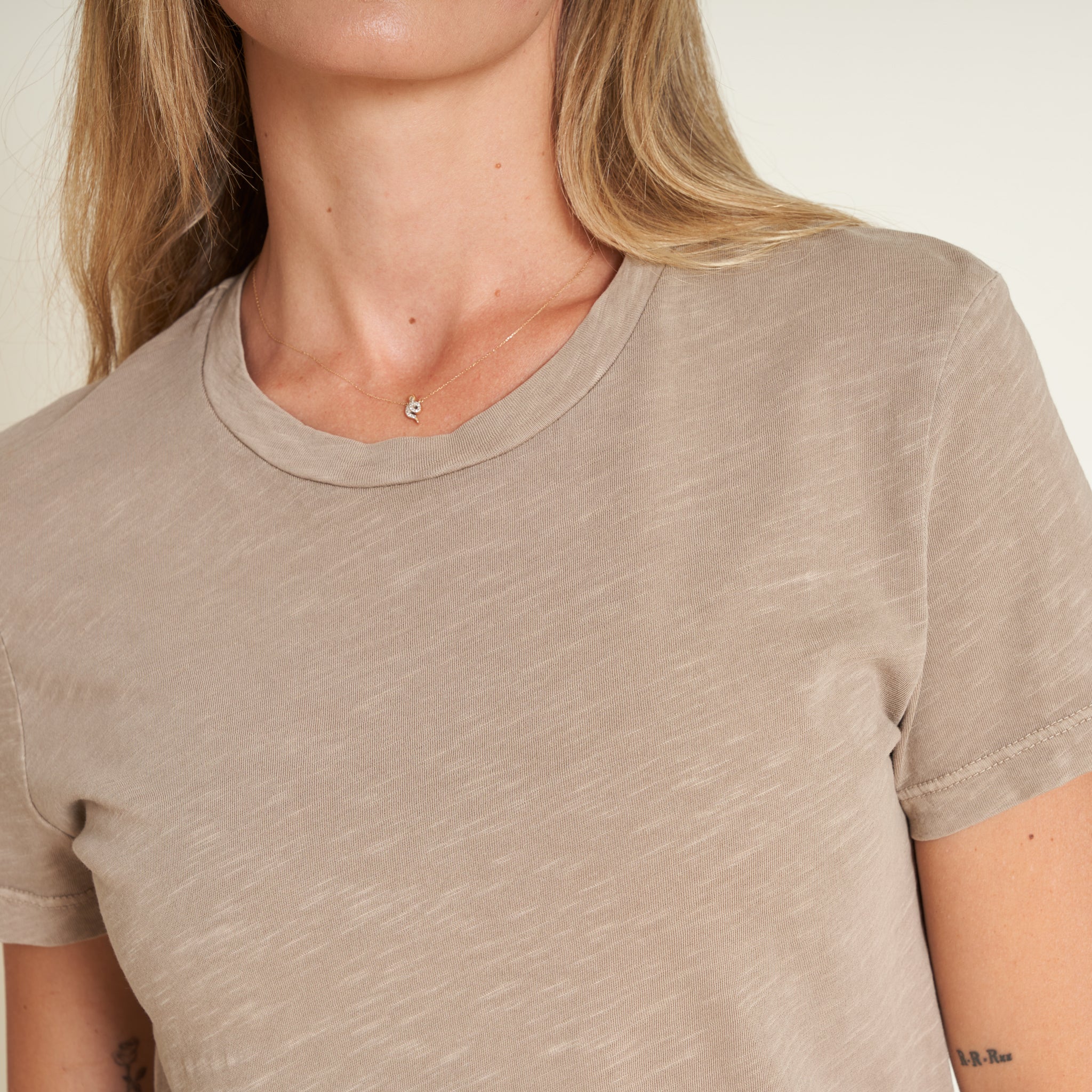 Rowan Women's Tyler Slub Cotton Short Sleeve Top Tee T-Shirt - Picture 14 of 26