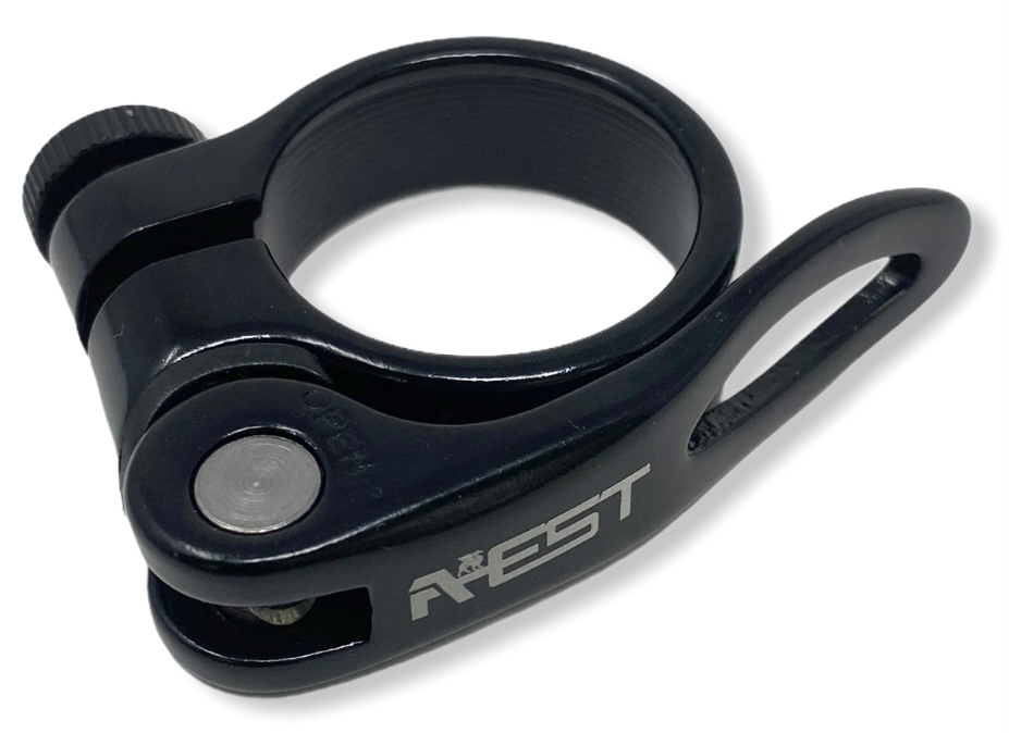 AEST Aluminium Fahrrad Sitzstütze Sattelklemme mit Schnellspannhebel 31,8 mm/34,9 mm - Bild 17 von 44