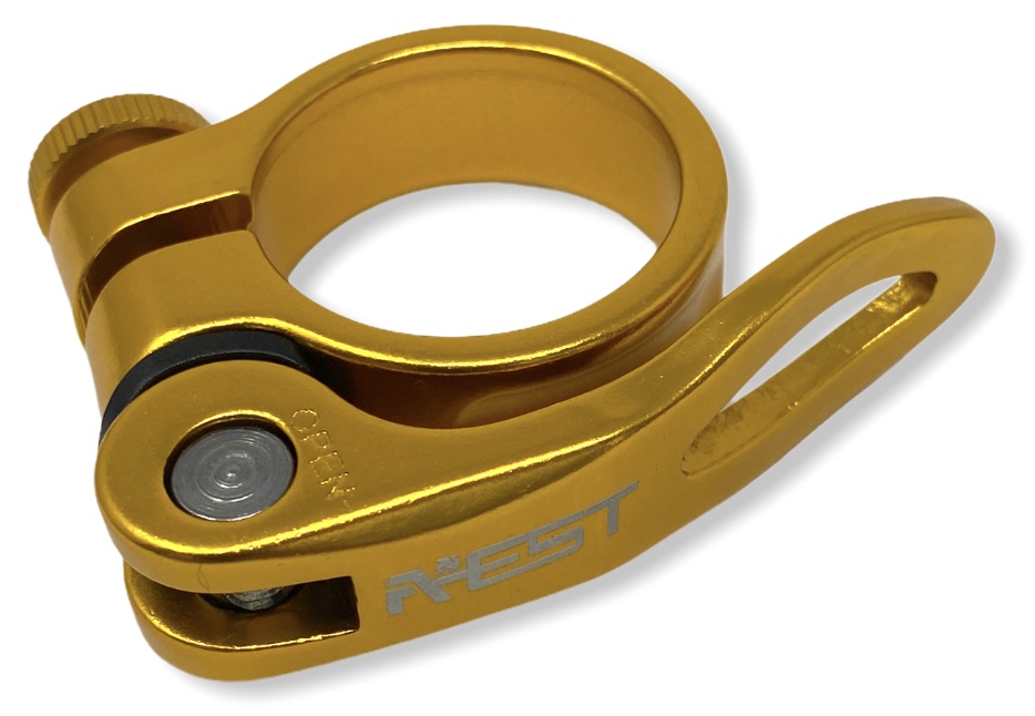 AEST Aluminium Fahrrad Sitzstütze Sattelklemme mit Schnellspannhebel 31,8 mm/34,9 mm - Bild 23 von 44