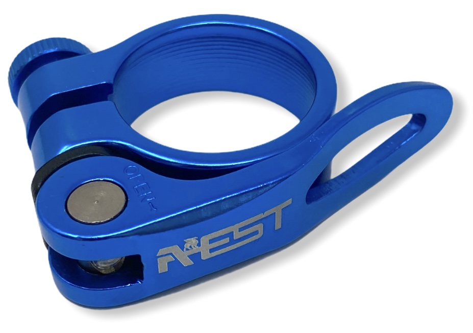 AEST Aluminium Fahrrad Sitzstütze Sattelklemme mit Schnellspannhebel 31,8 mm/34,9 mm - Bild 14 von 44