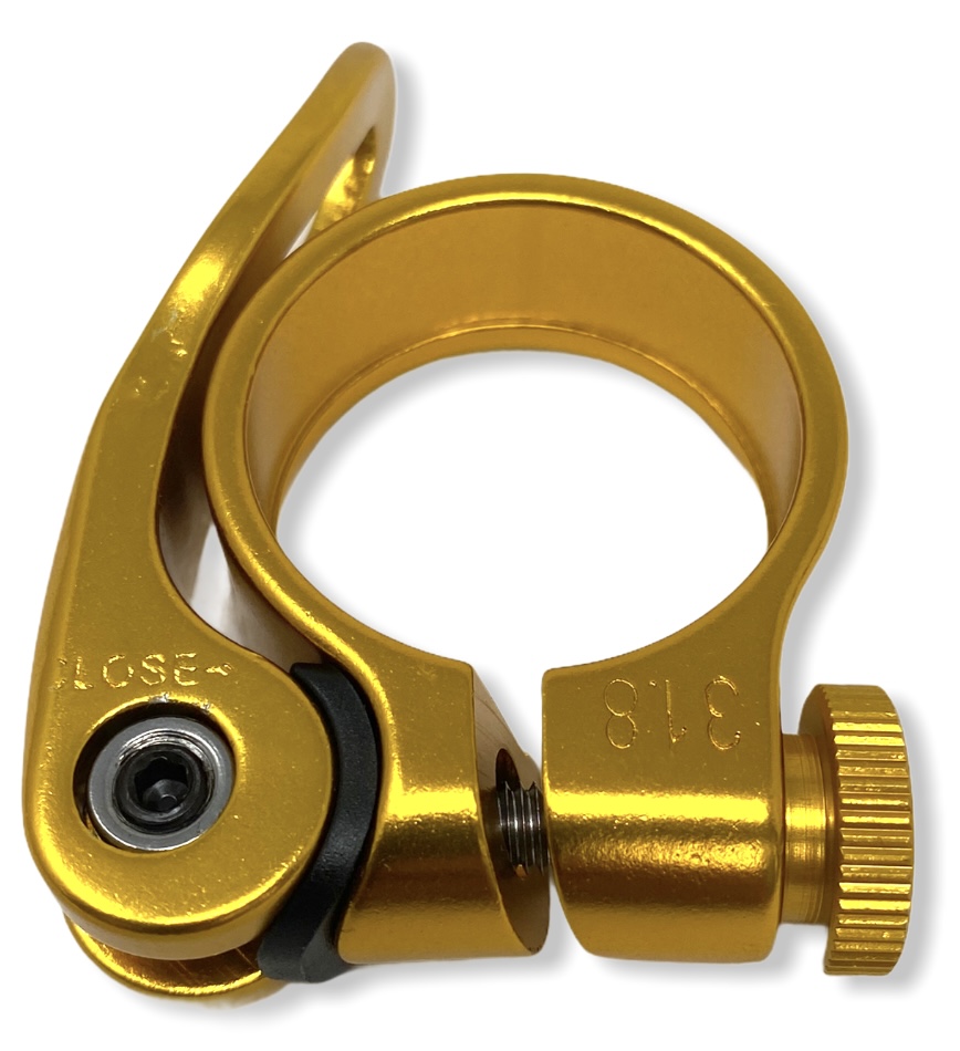 AEST Aluminium Fahrrad Sitzstütze Sattelklemme mit Schnellspannhebel 31,8 mm/34,9 mm - Bild 28 von 44