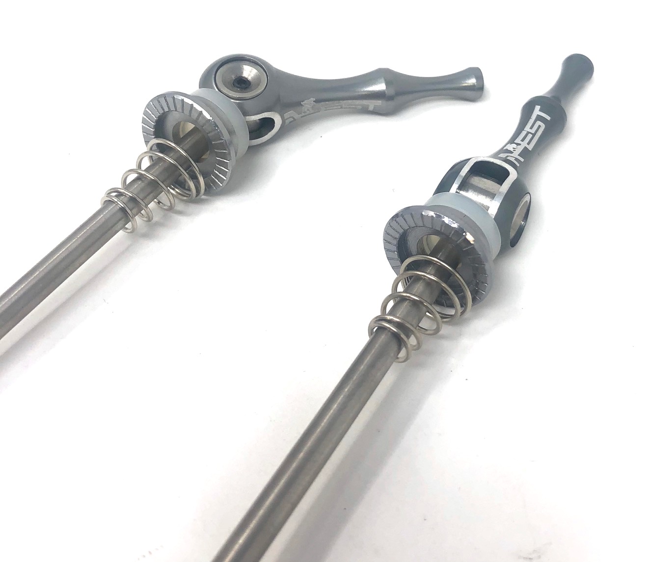 Palanca/tapa de aleación de aluminio eje de titanio AEST liberación rápida pinchos para bicicleta de montaña - Imagen 11 de 12