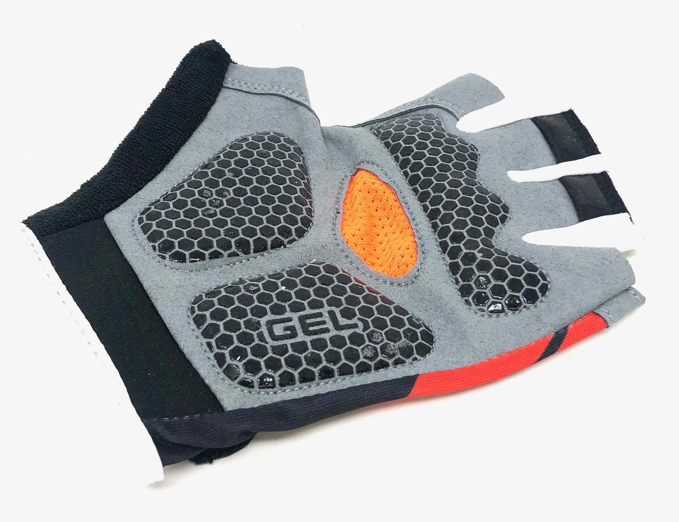 Medios guantes LCF unisex para adultos de carretera ciclismo de montaña bicicleta con palma acolchada de gel 3D - Imagen 7 de 13