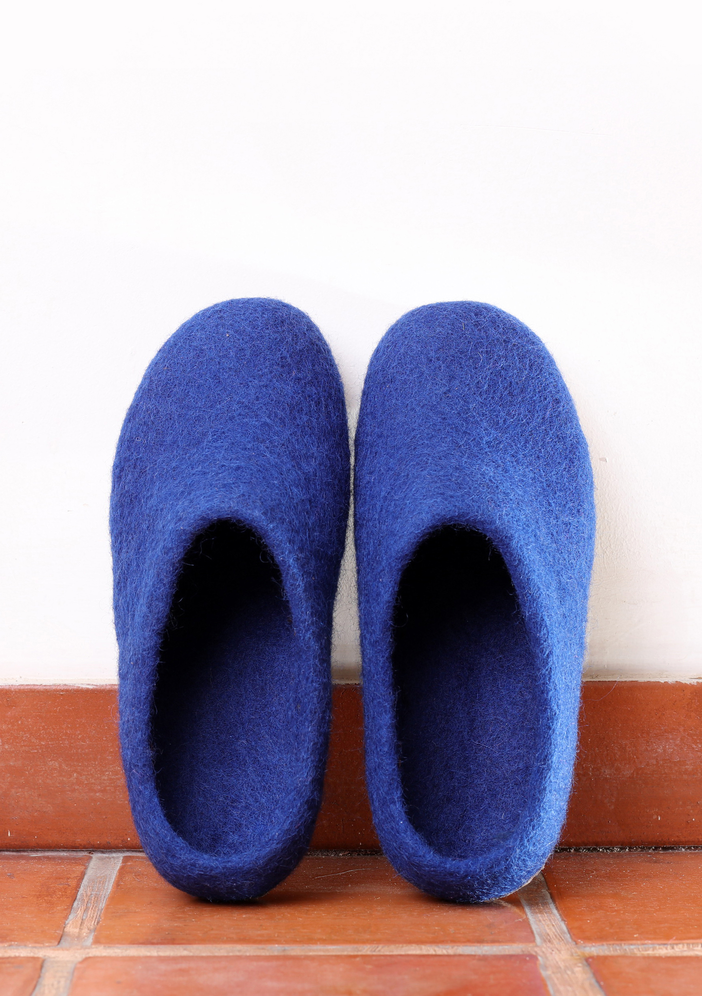 Hand Crafted Premium Felt Slippers for Comfort and Style- Dark Blue - Picture 8 of 10