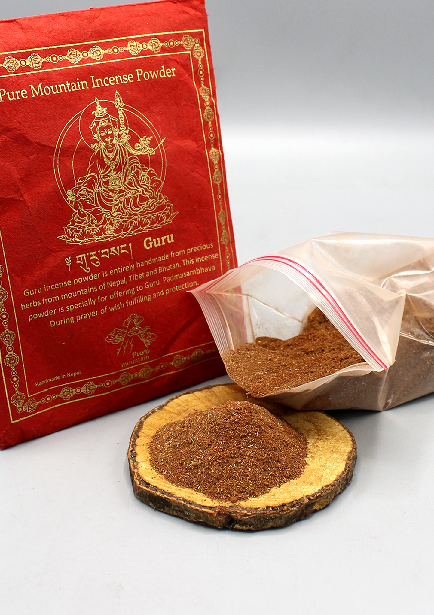 Pure Mountain Deity Incense Powder-Handmade in Nepal - Picture 8 of 14