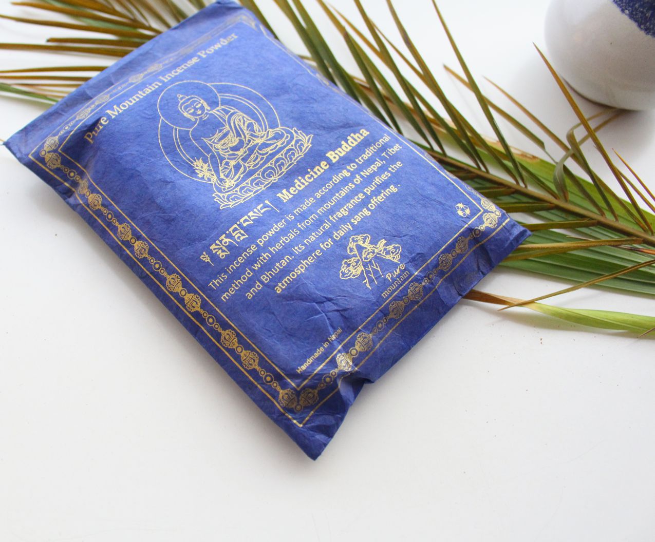 Pure Mountain Deity Incense Powder-Handmade in Nepal - Picture 13 of 14
