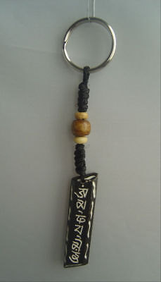 Handcarved Beautiful Key Chains/Key Rings made of BONE - Picture 8 of 8