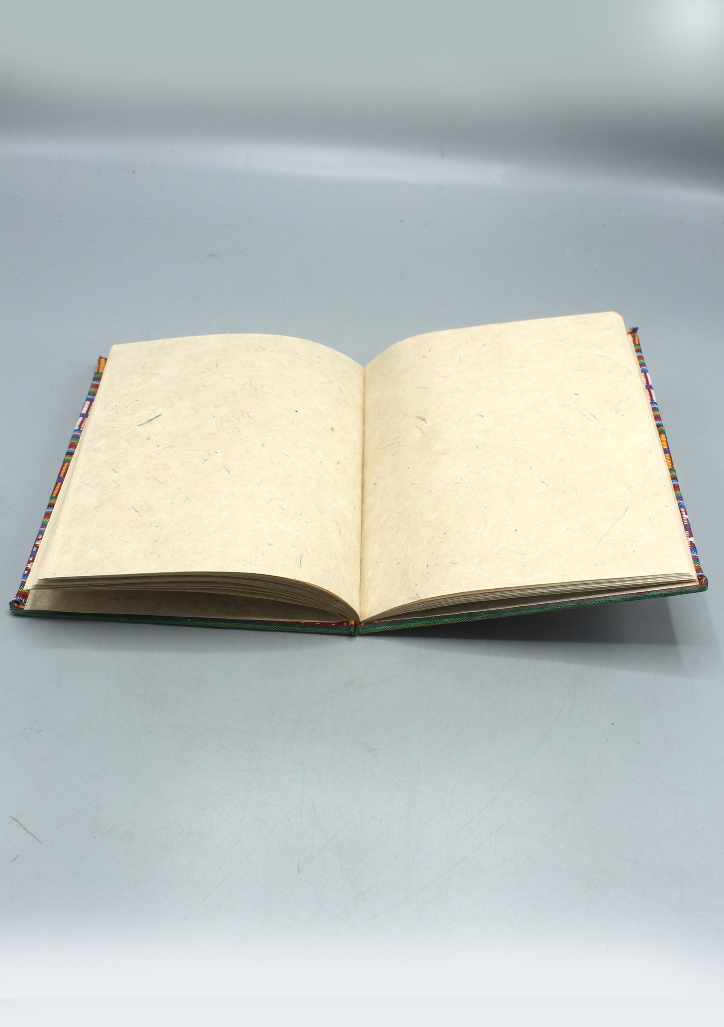 Multicolor Bhutanese Fabric Hard Cover Lokta Paper Travel Journal Book - Picture 5 of 7