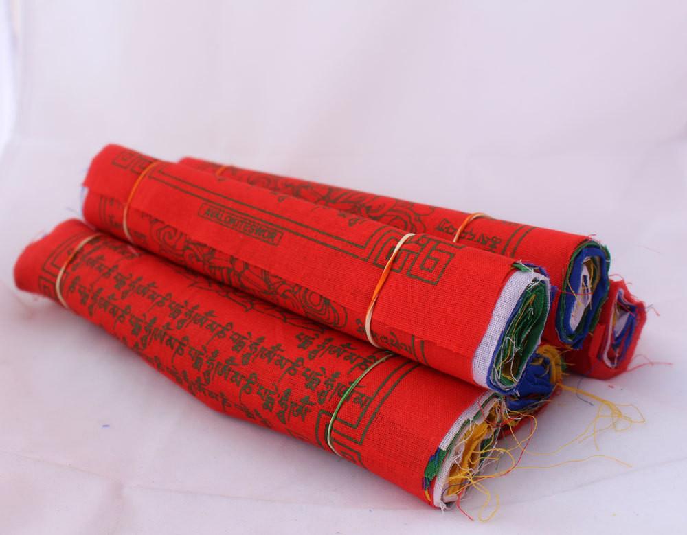 Chenrezig Mitgefühl Tibetische Gebetsfahnen Set - Bild 7 von 7