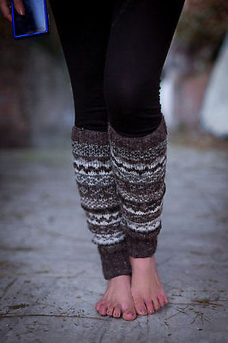 Knit Wool Leg Warmers-Soft and Warm Woolen Legwarmers - Picture 40 of 40