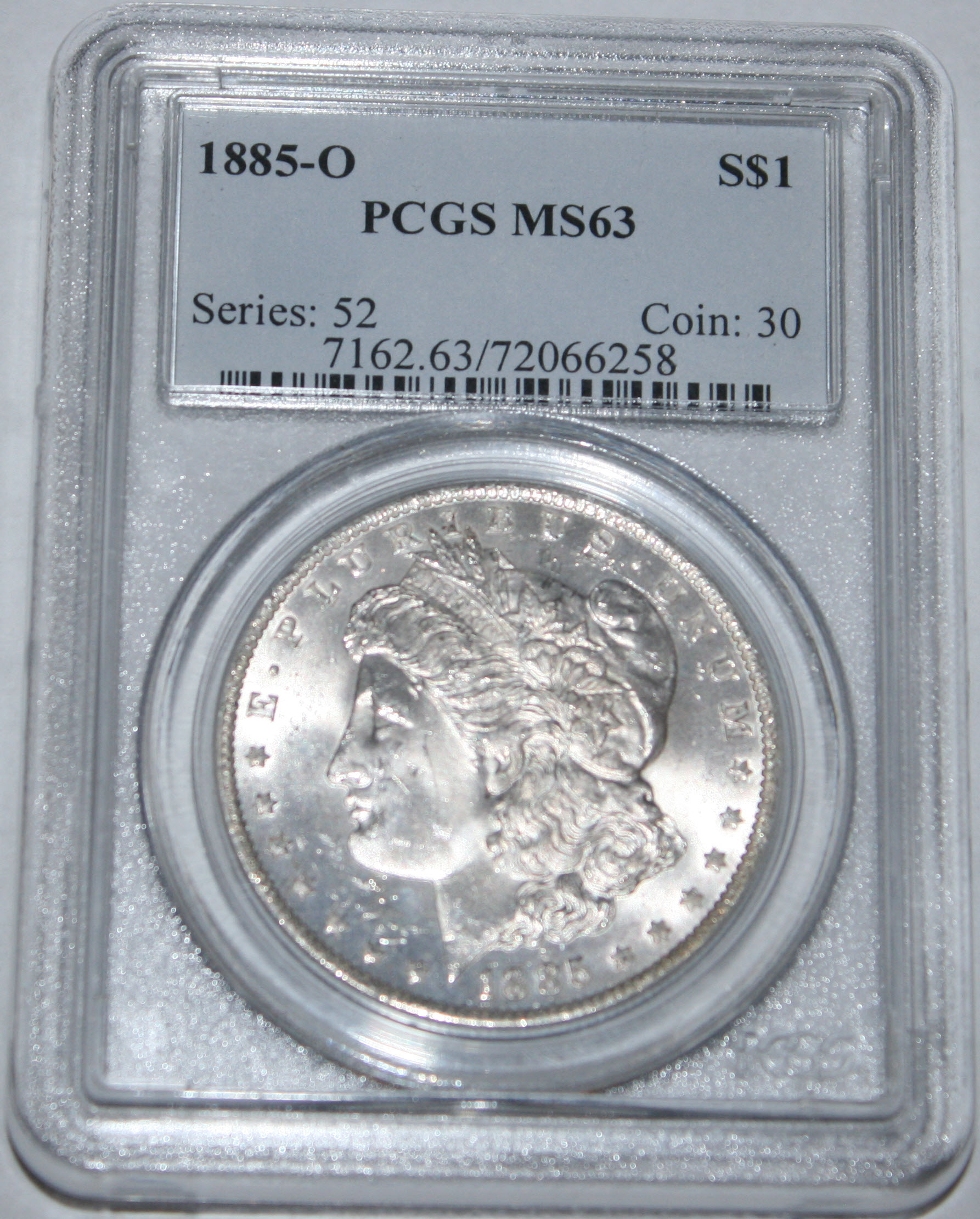 NGC MS63 1885-O US Morgan Silver Dollar S1