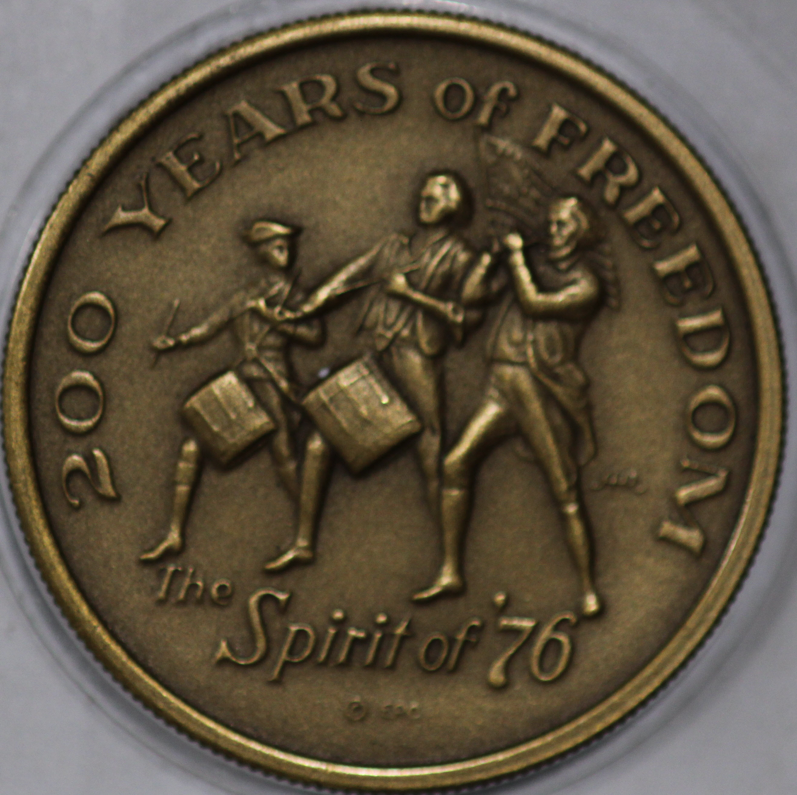 1976 Bicentennial Bronze Medal, 200 Years of Freedom, Same