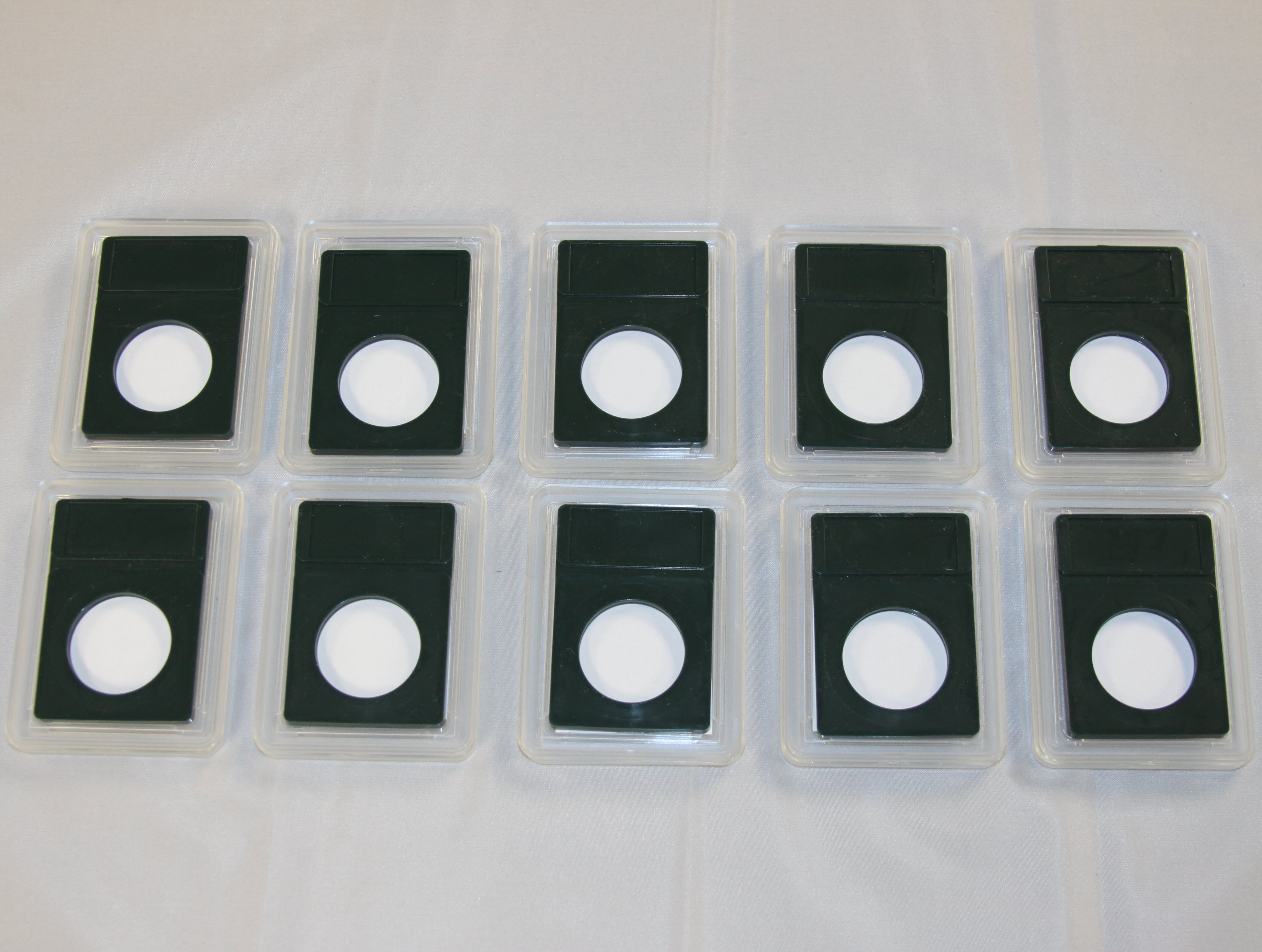 Supplies Lot of 10 Coin World Slab Holders 30.61 mm NO COINS eBay