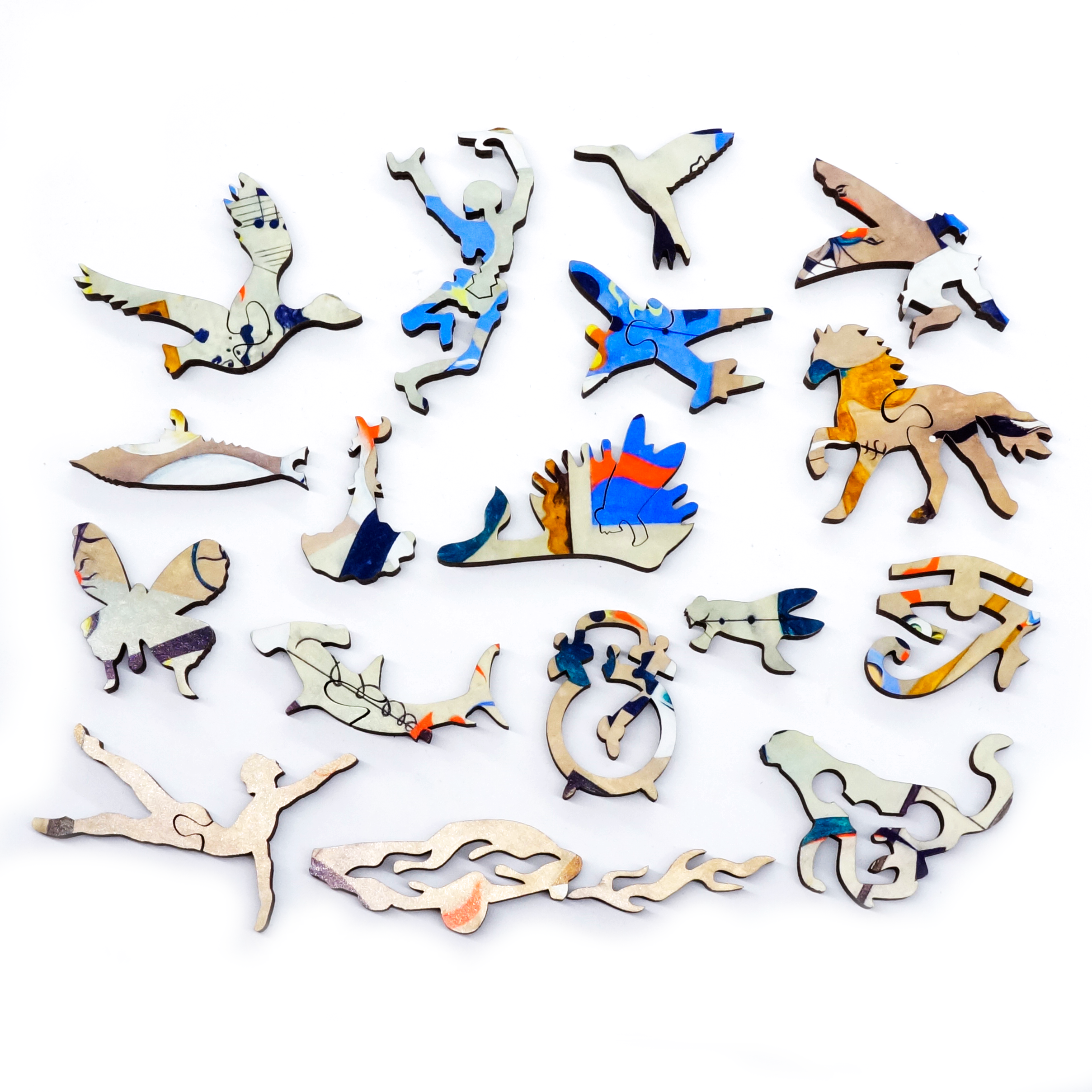 Harlequin's Carnival by Joan Miró (279 Piece Wooden Jigsaw Puzzle