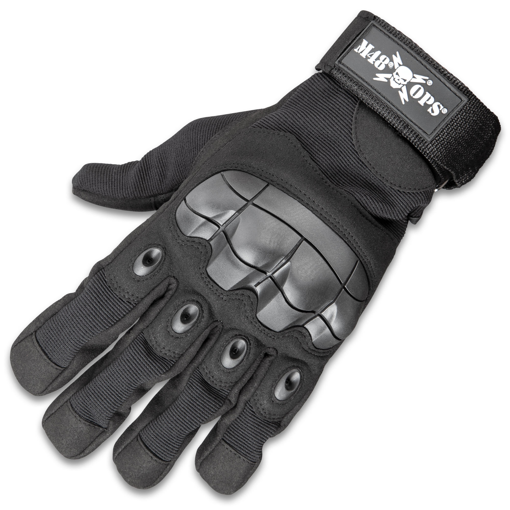 HEAVY DUTY Law Enforcement TACTICAL Full Finger Gloves w/ Knuckle