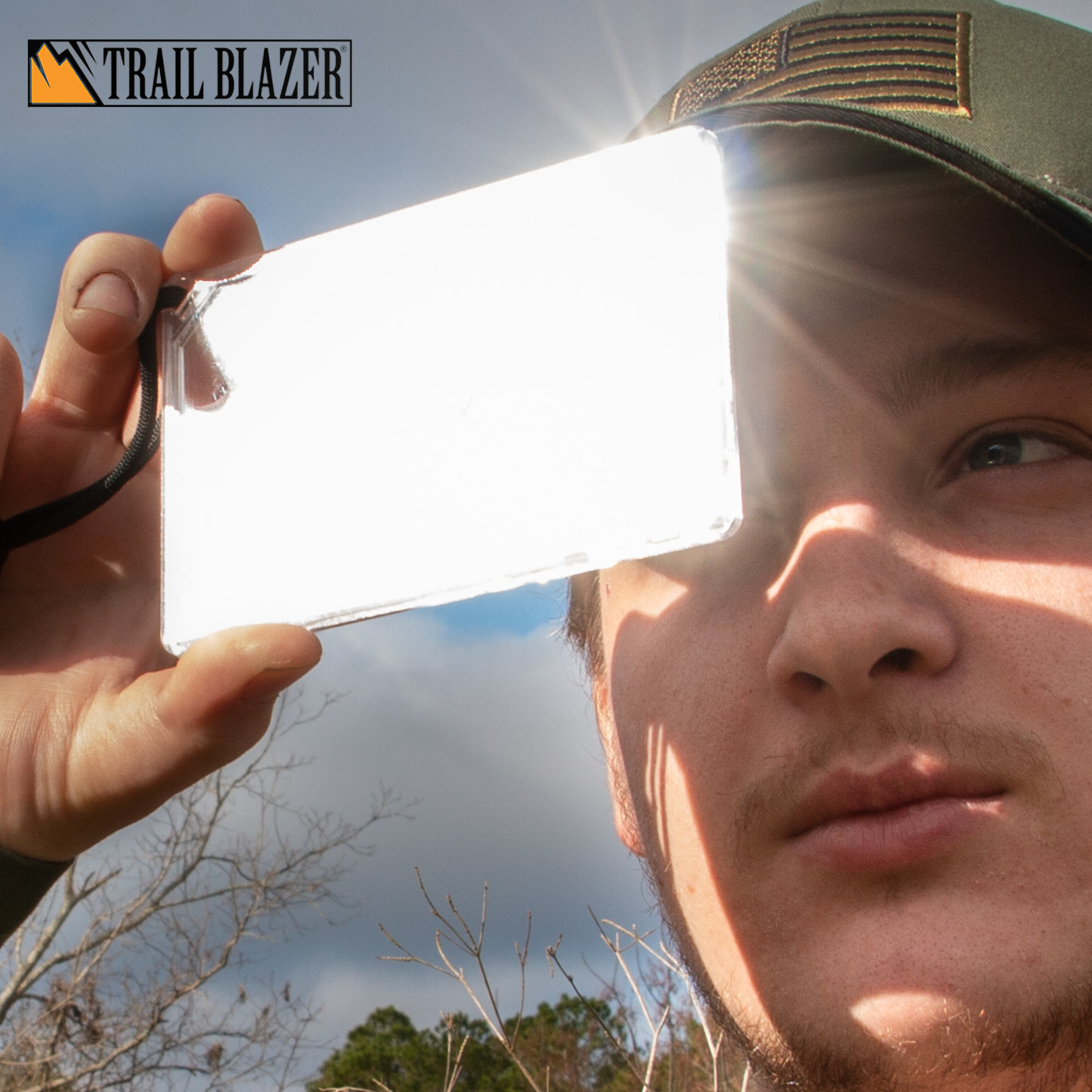 Outdoor Signal Mirror Lightweight Survival Emergency Rescue Signaling Device //CM