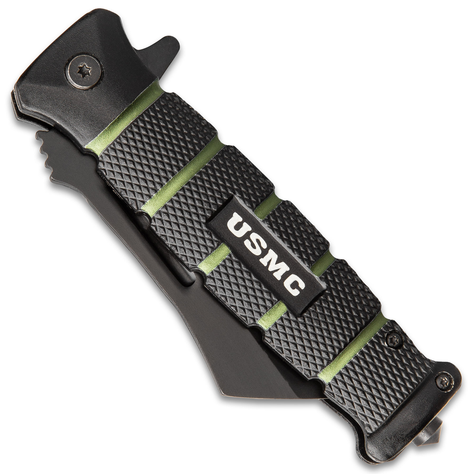 7" USMC TACTICAL EDC Assisted Open Pocket Knife CLEAVER FOLDING Blade