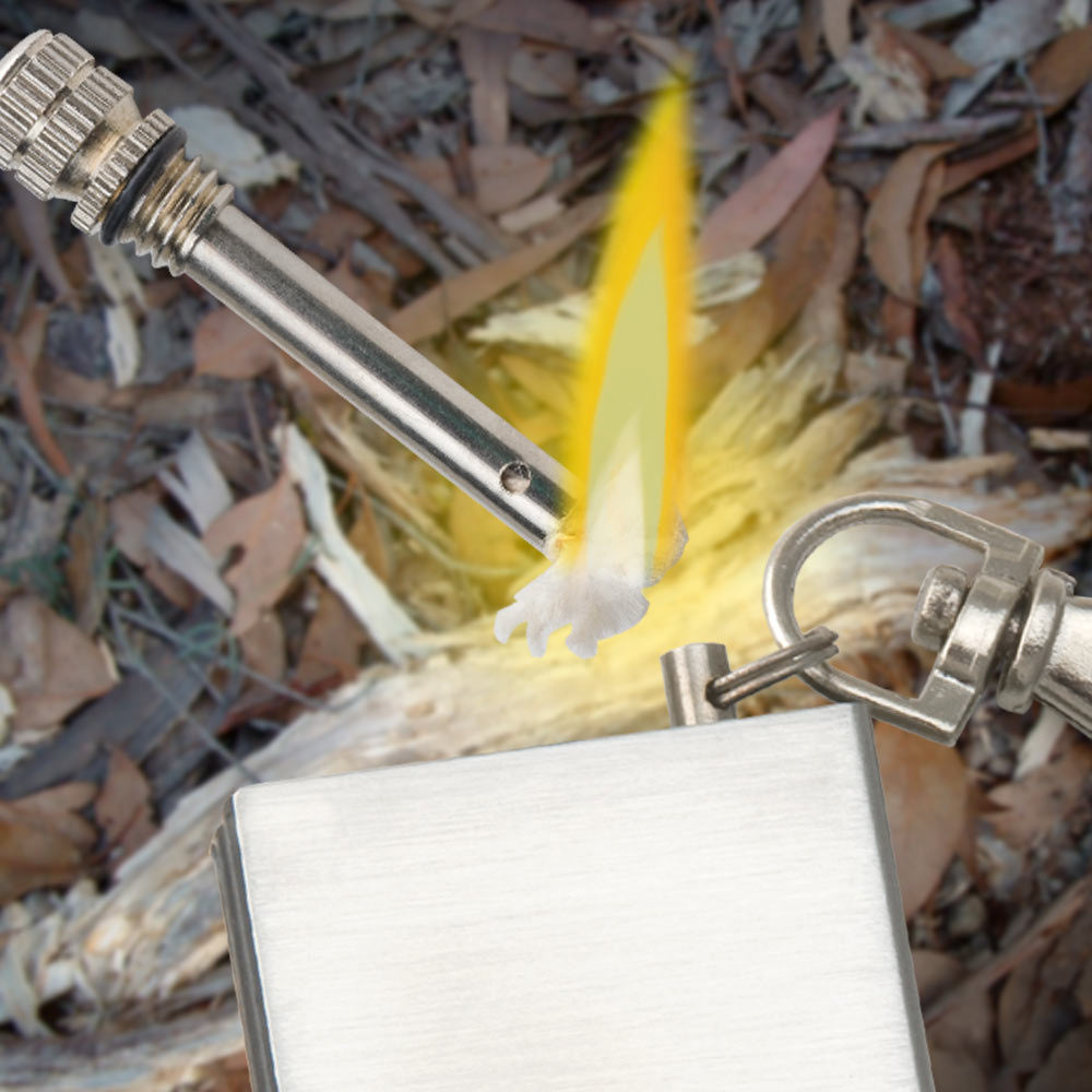 Permanent Match Fire Starter Survival Emergency Flint Metal Lighter