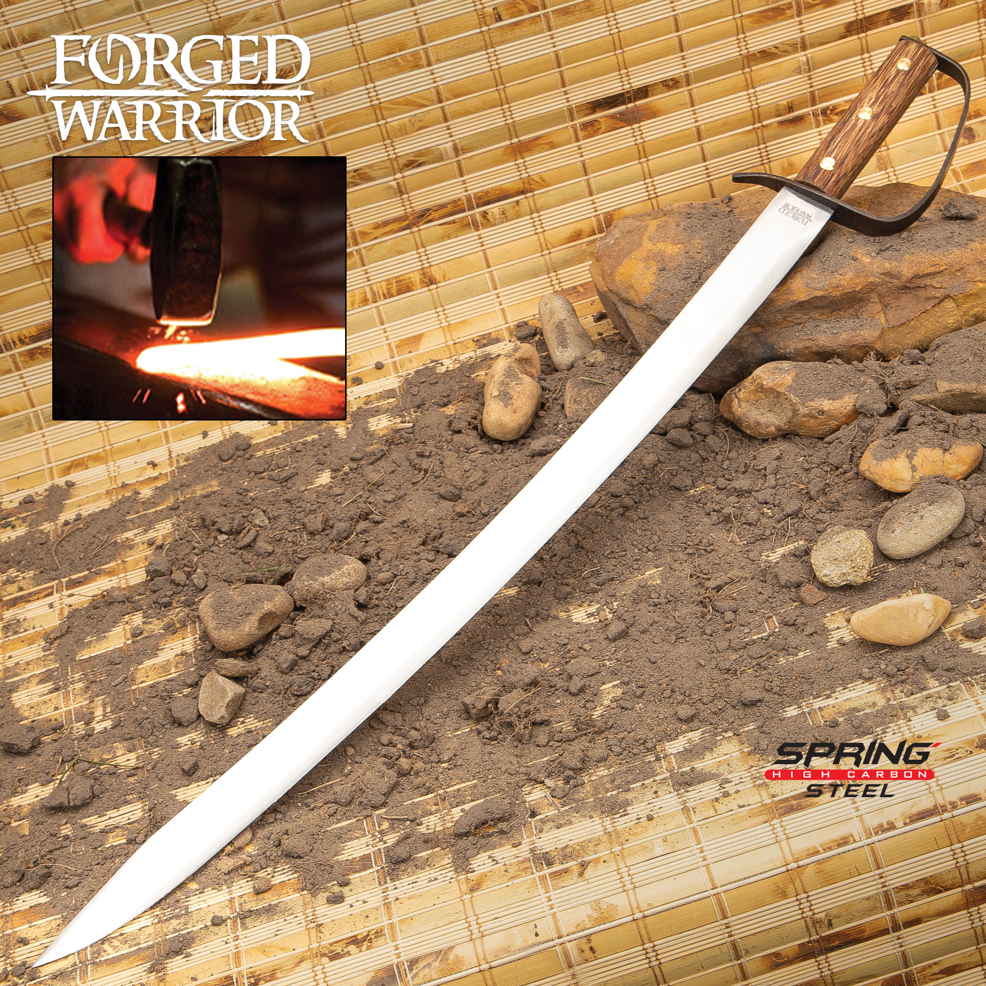 30" Warrior Military Saber Sword Machete Knife Carbon Steel w