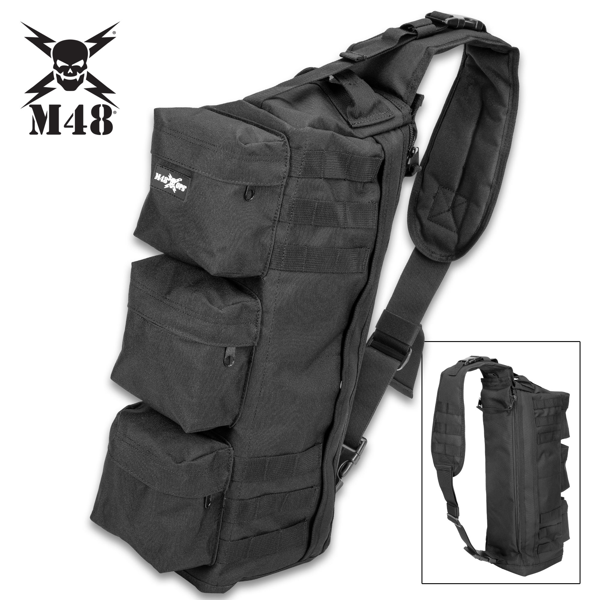 Gowara Gear Tactical Sling Backpack Military Backpack Range Bags Black SEMA Data Coop
