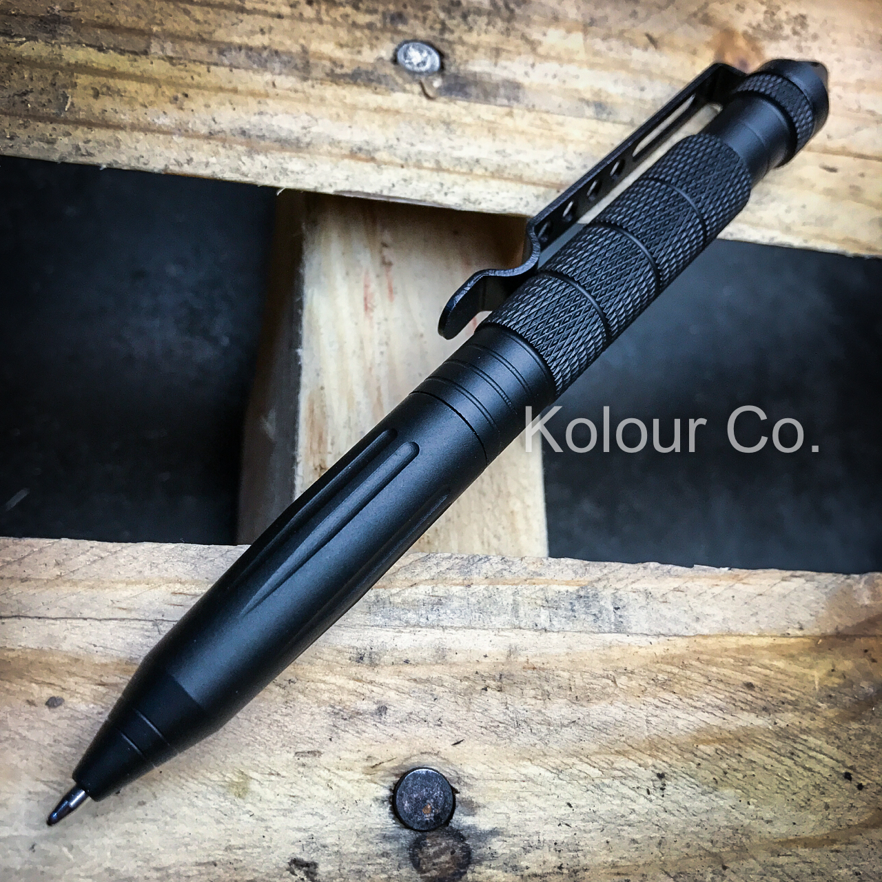 6" Aluminum Tactical Pen Glass Breaker COMBAT Self Defense Military Kubaton eBay
