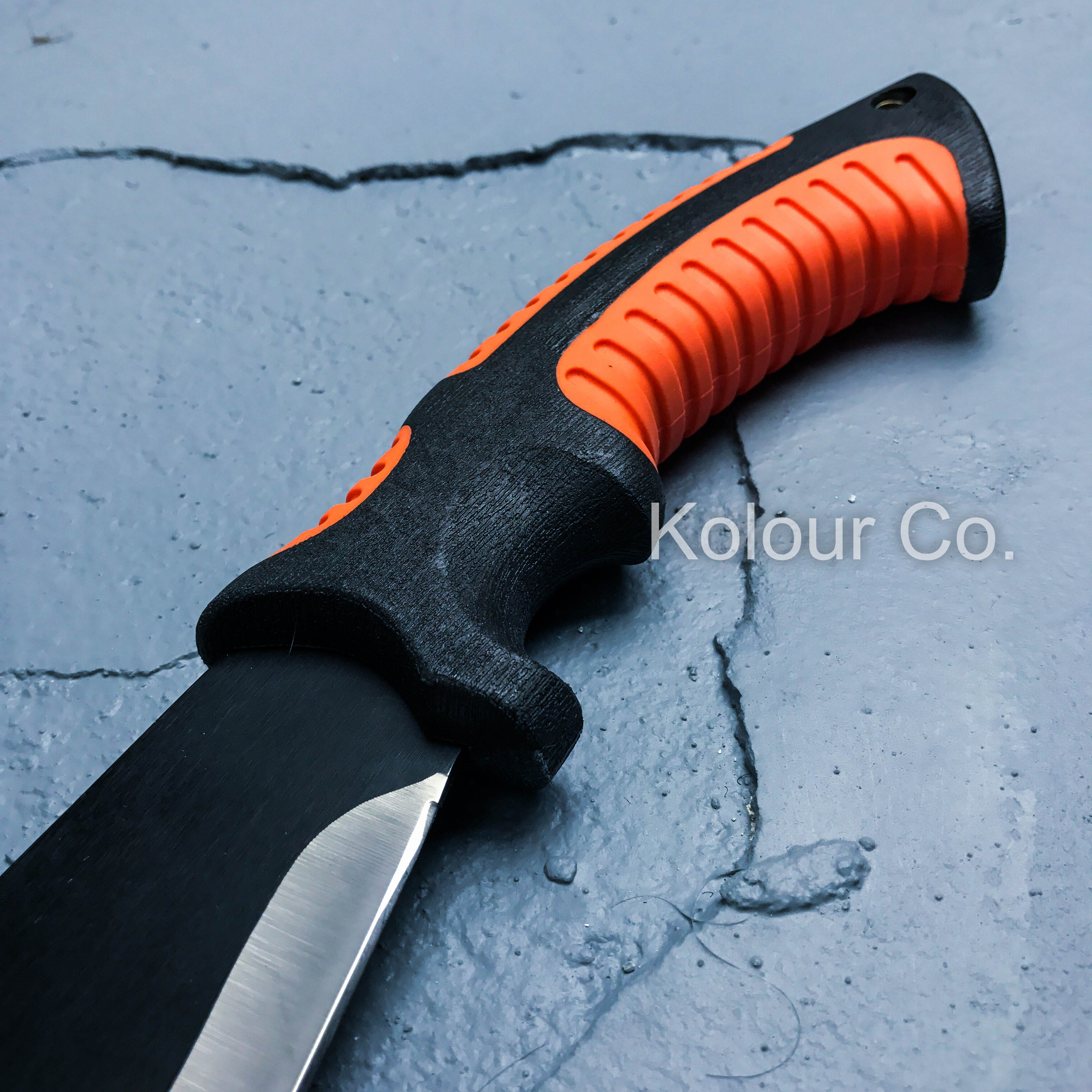 20" HUNTING SURVIVAL Military Cleaver FULL TANG MACHETE Fixed Blade