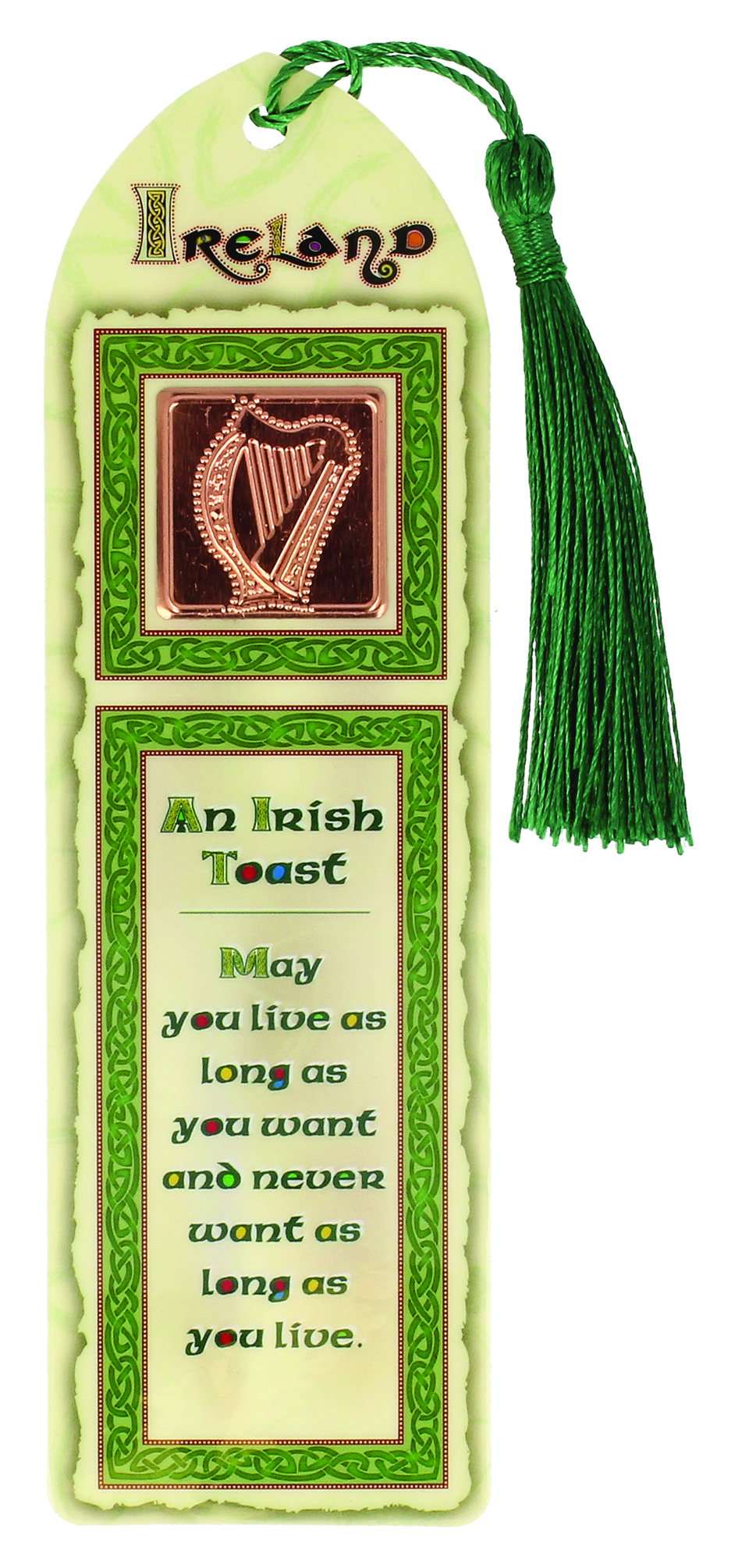 Bookmark  Irish Harp Celtic Collections Rectangular Bookmark