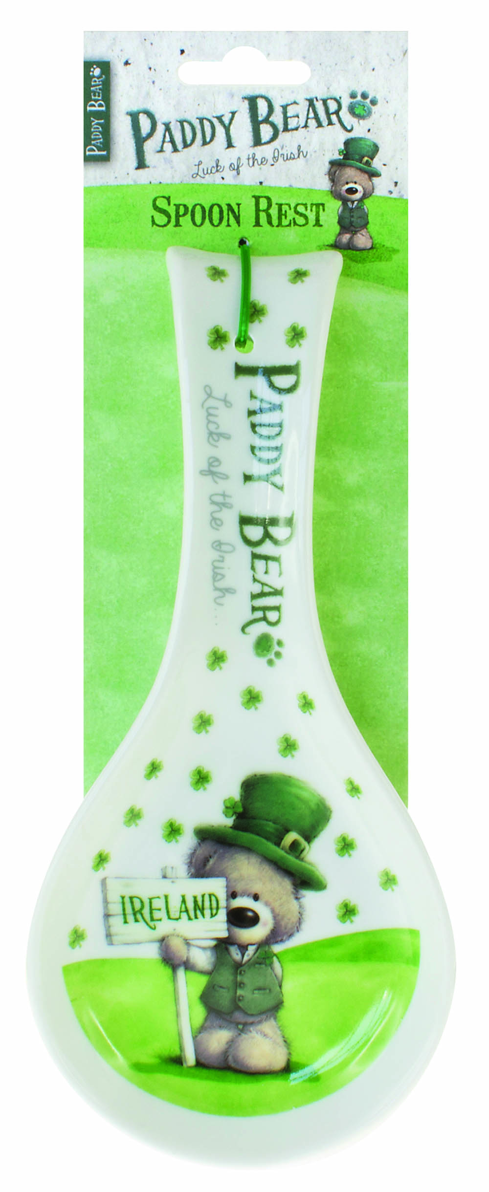 Irish Kitchen Spoon Rest Paddy Bear Design Ireland Ceramic Dishwasher
