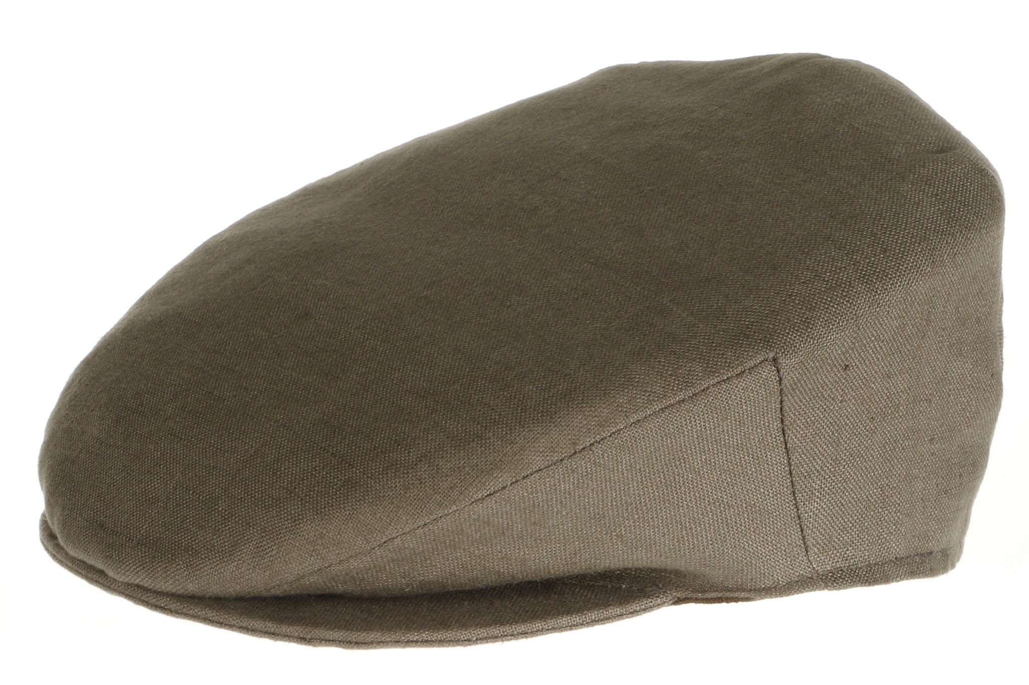 Hanna Hats Men's Vintage Irish Flat Cap Linen Navy or Khaki Color S M L