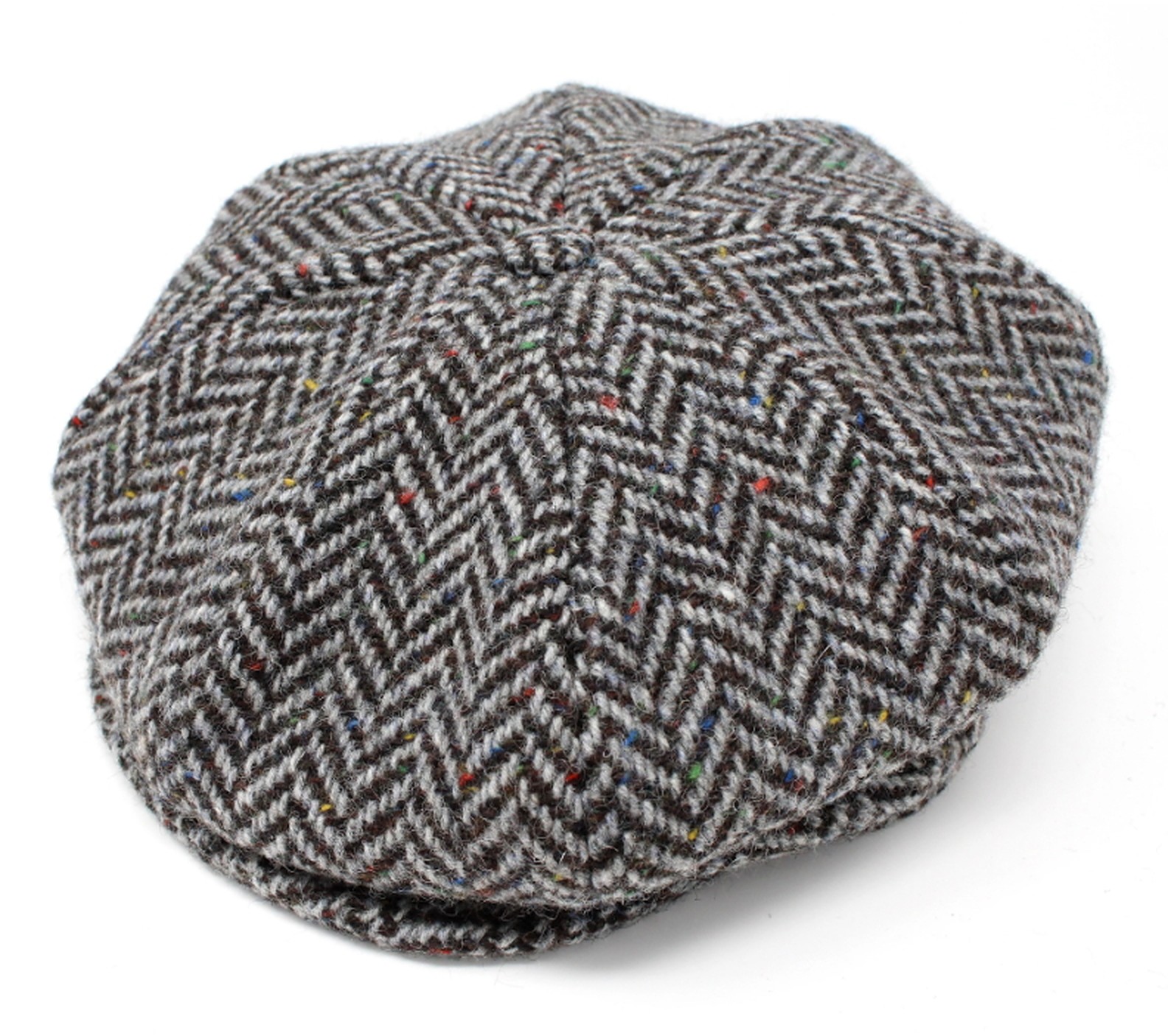 Hanna Hats Donegal Tweed Eight Piece Cap Variety of Colors Made in
