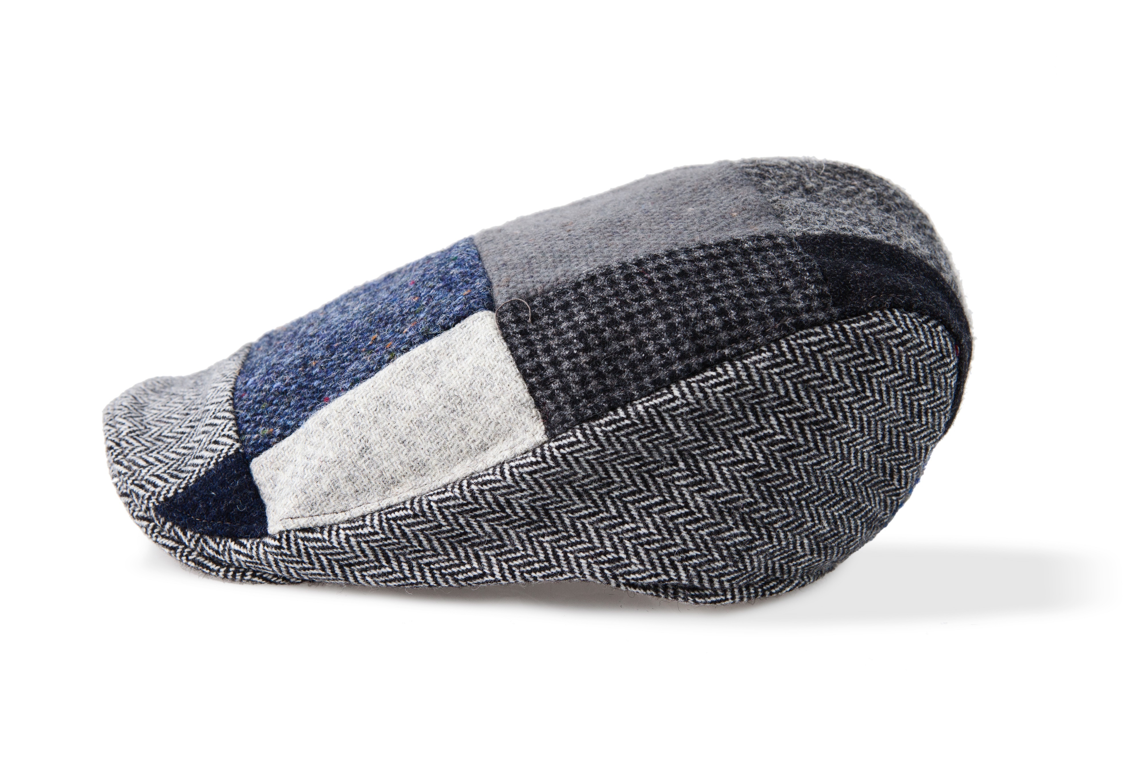 grey donegal tweed fisherman cap by boyne valley knitwear