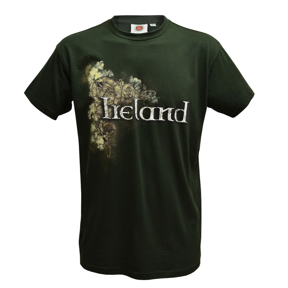 Men’s Bottle T-Shirt Irish Tee Shirt Green Celtic Ireland