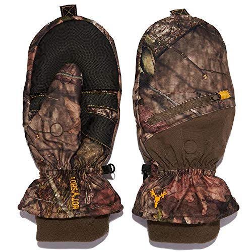Hot Shot Herren Camouflage Jäger Pop-Top Handschuhe - Outdoor Jagd Tarnung - Bild 11 von 20