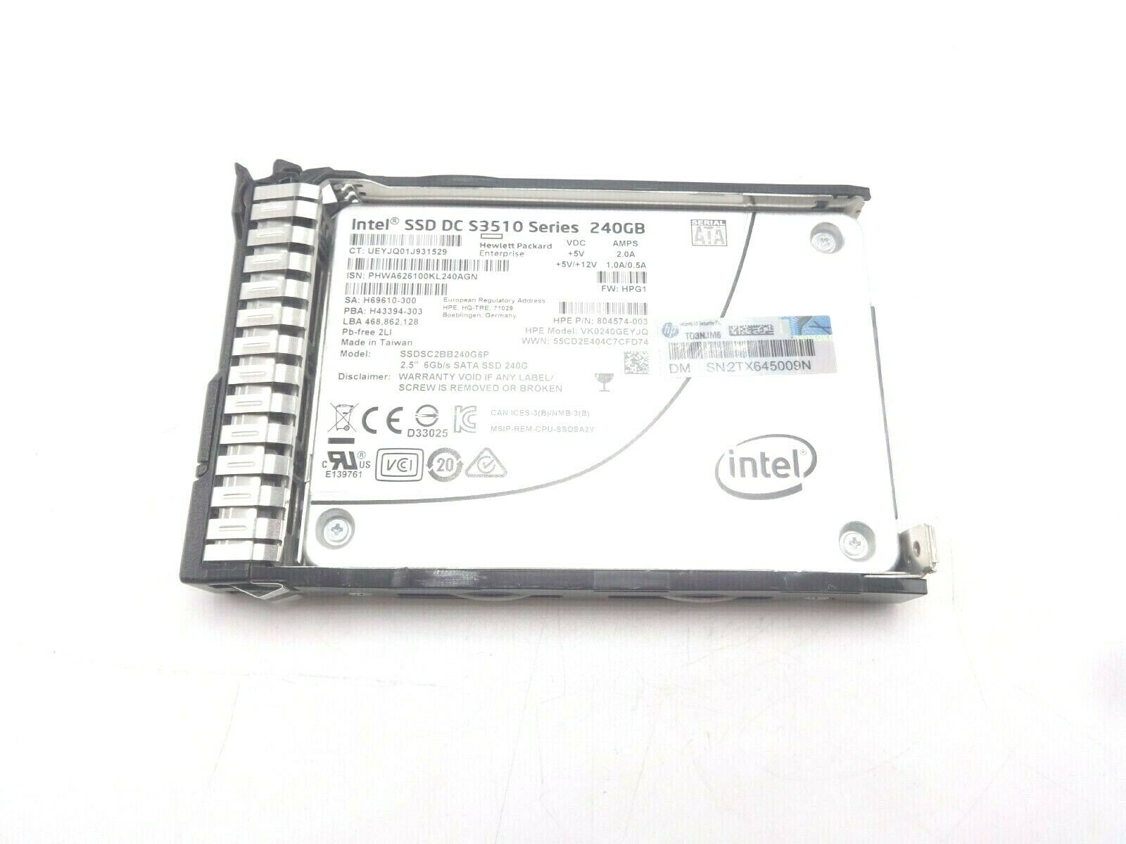 New Dell PowerEdge R610 160GB SATA 2.5/" Hard Drive 1 Year Warranty
