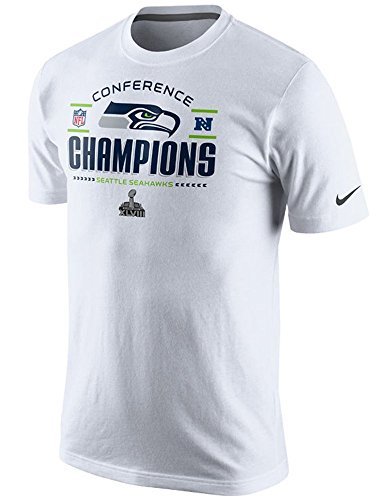 NIKE Seattle Seahawks Super Bowl Conference Champions Trophy Locker Room Shirt - Picture 7 of 7