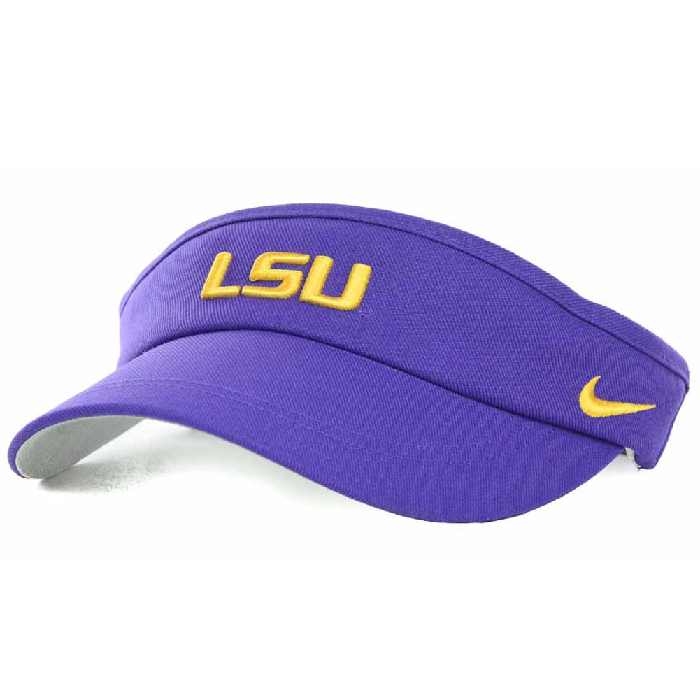 Nike Louisiana State LSU Tigers Coaches Sideline Adjustable DriFIT VisorPurple 886913218264 eBay