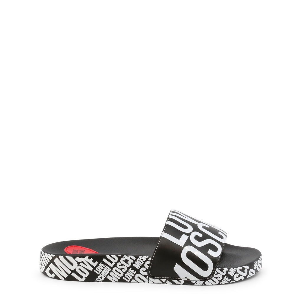 moschino sliders womens