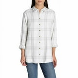 Camisa de franela con estampado de cuadros Jachs Girlfriend para mujer - Imagen 12 de 12