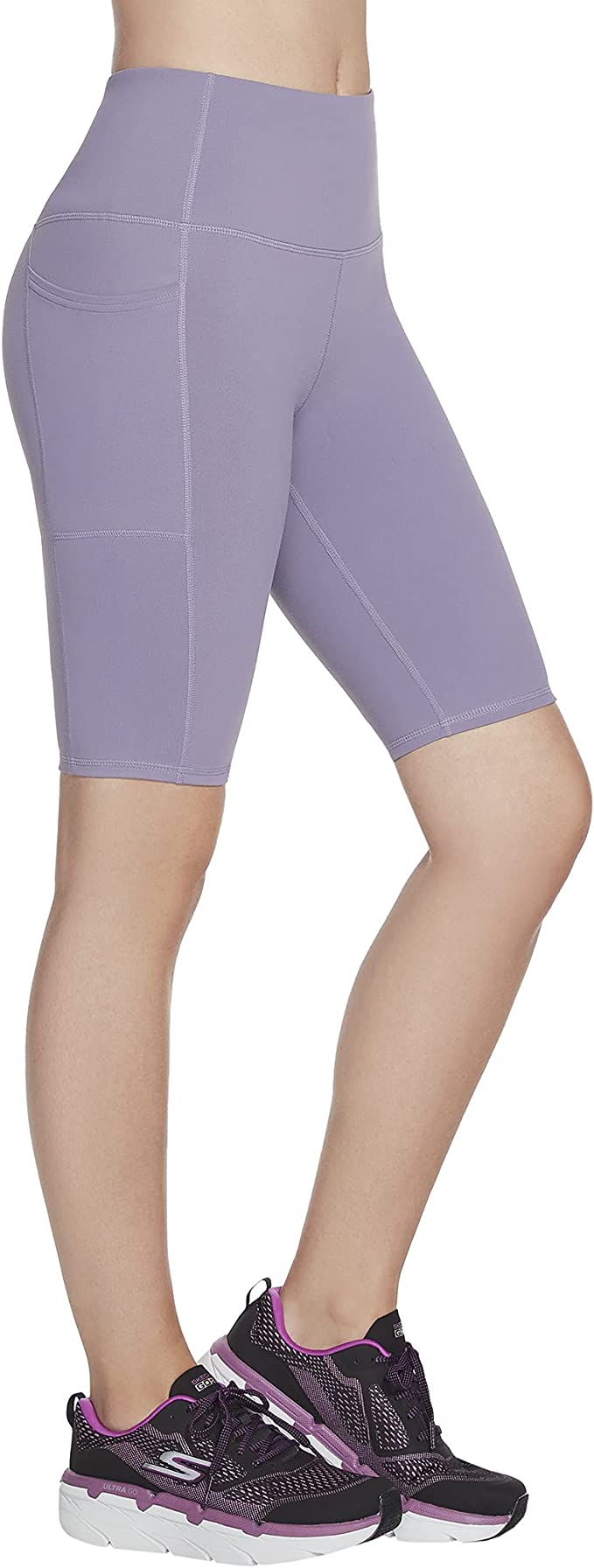 Skechers Women's Go Walk High Waisted 10" Bike Short - Picture 3 of 4