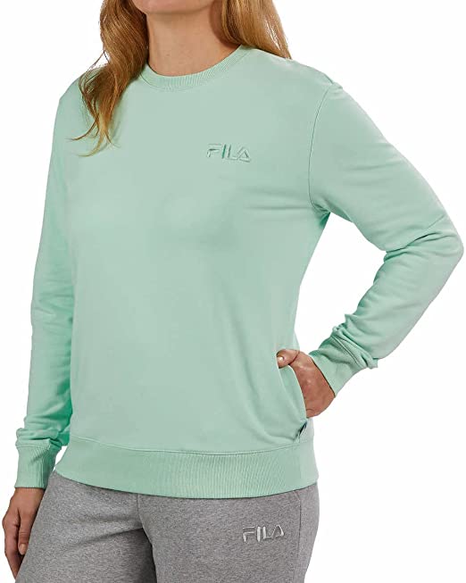Sudadera Fila Mujer Peso Medio French Terry Cuello Redondo Mangas Largas - Imagen 6 de 7