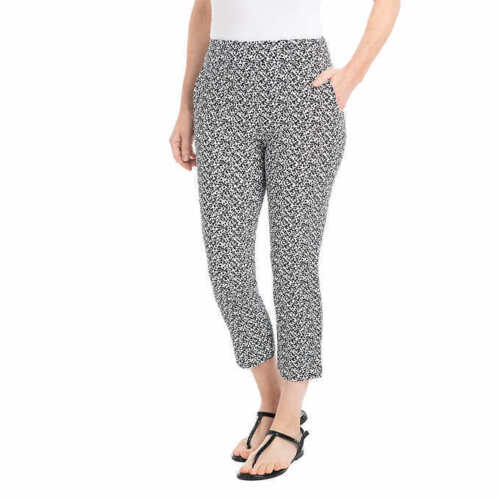 Hilary Radley Women's Pull-on Capri Comfort Fit Stretch Pants - Picture 12 of 13