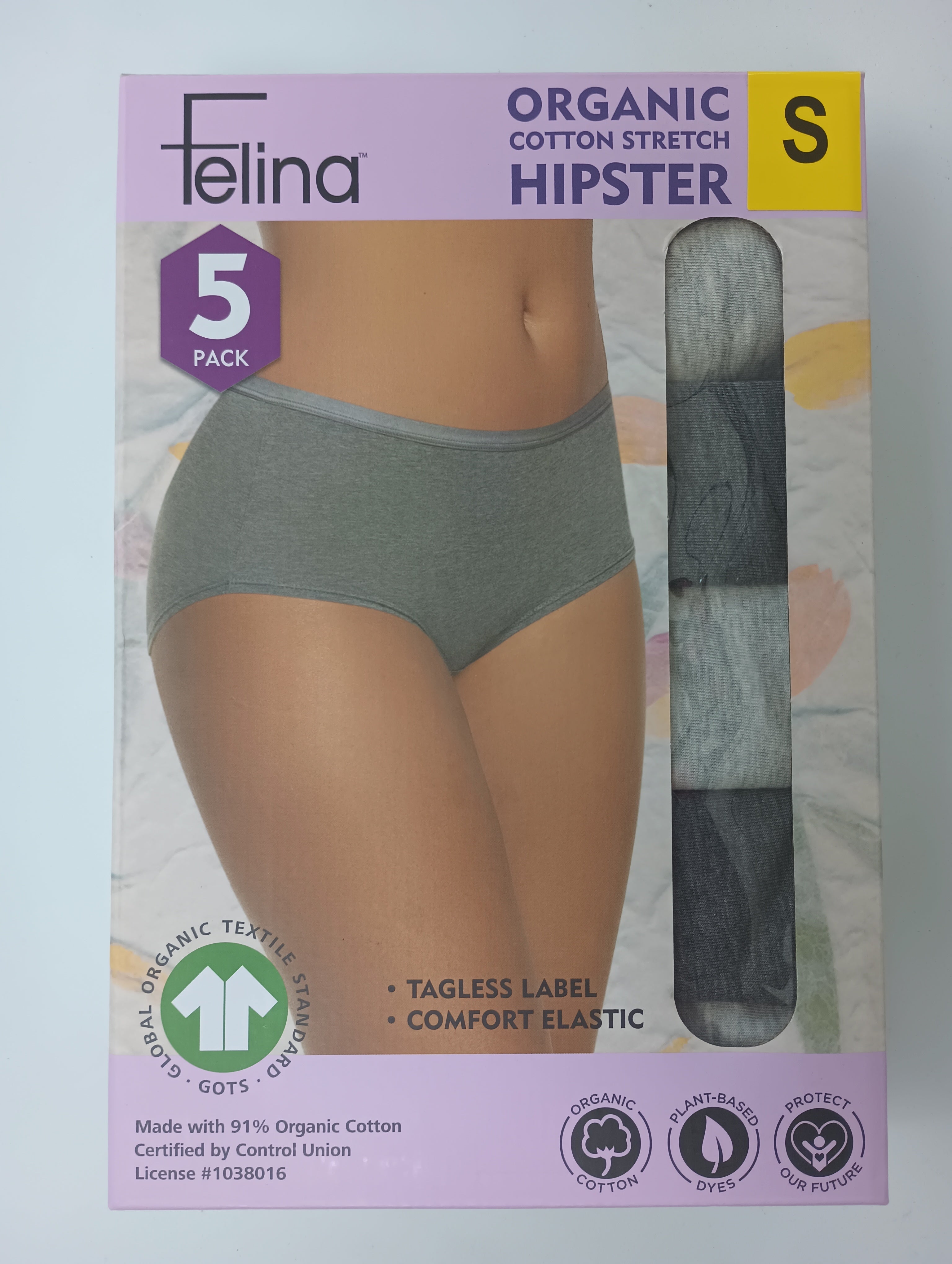 Felina Damen 5er Pack Bio Baumwolle Stretch Hipster - Bild 12 von 13