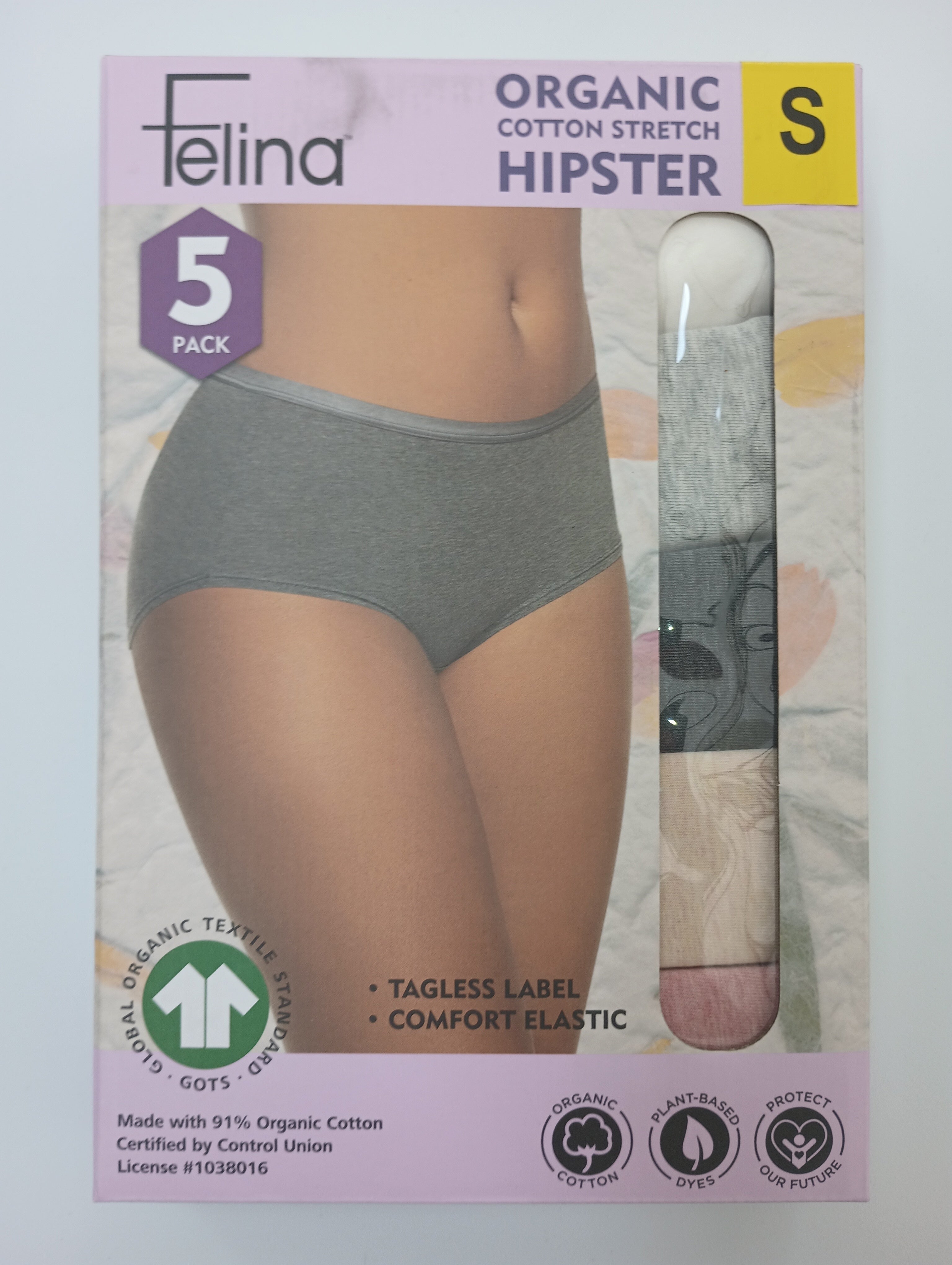 Felina Damen 5er Pack Bio Baumwolle Stretch Hipster - Bild 10 von 13