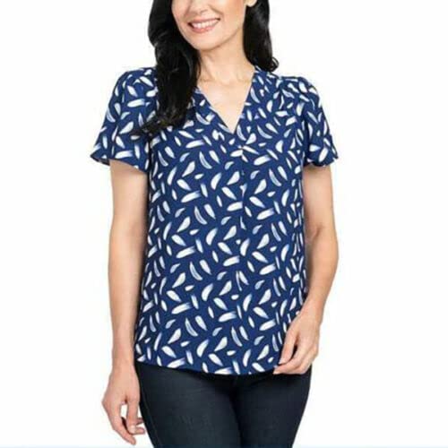 Hilary Radley Damen Bluse mit V-Ausschnitt bedruckt - Bild 14 von 22