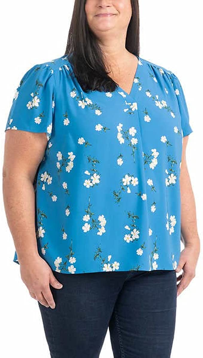 Hilary Radley Damen Bluse mit V-Ausschnitt bedruckt - Bild 15 von 22